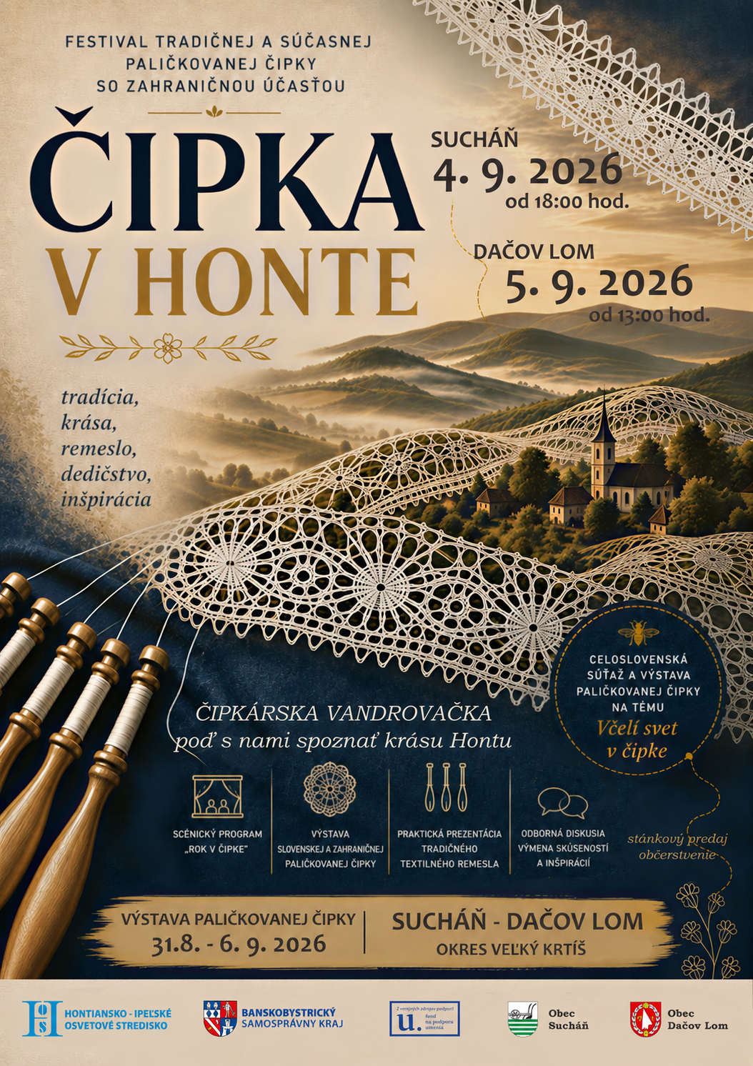 Čipka v Honte 2026